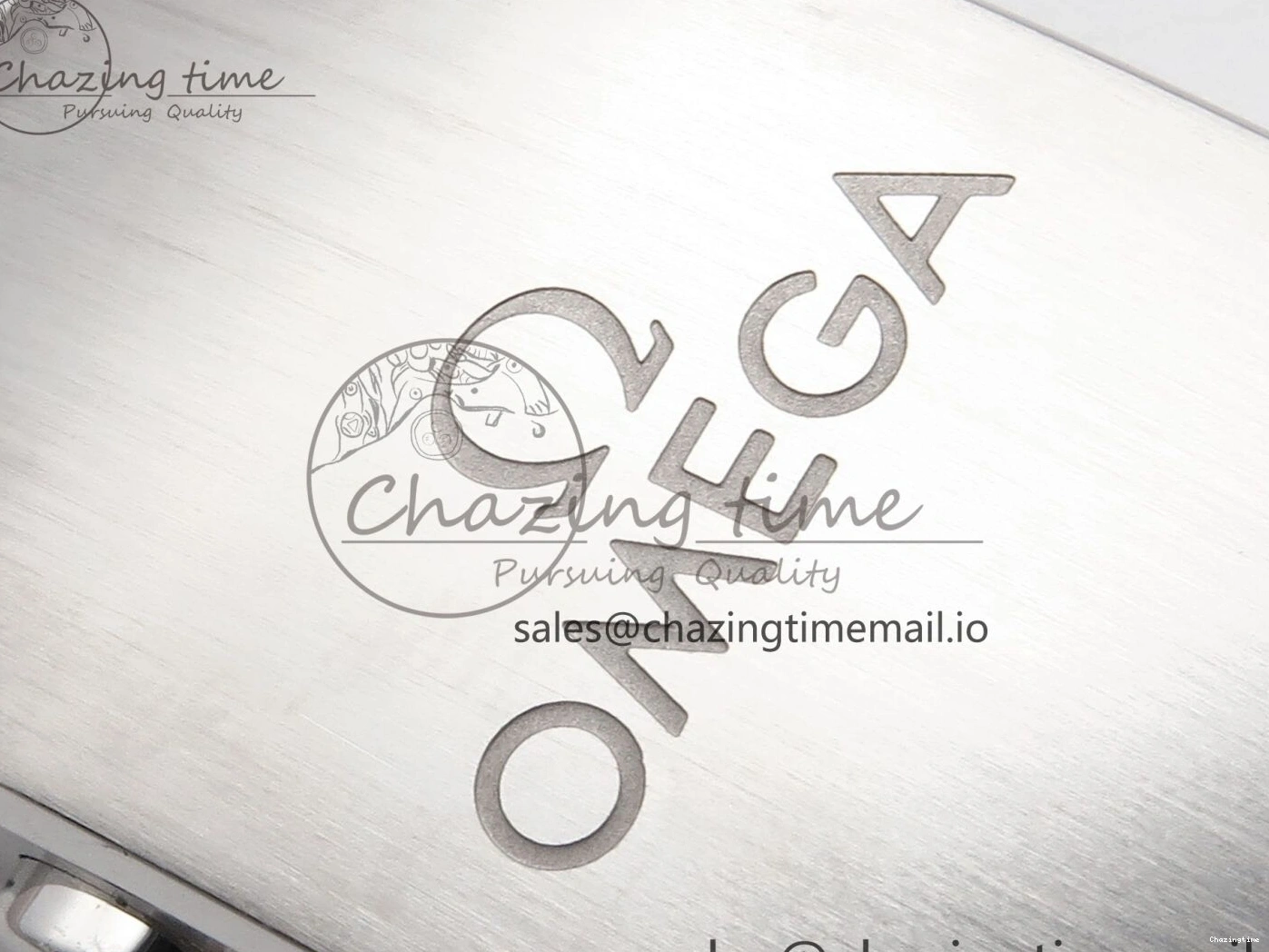 0111 Seamaster 300m Chrono SS YG OMF 1:1 Best Edition Blue Dial on SS YG Bracelet A Popular 7685